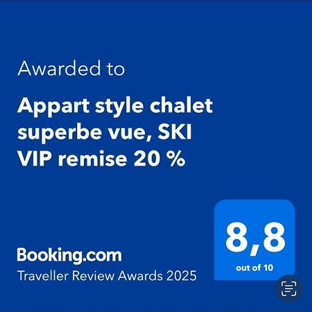 Appart Style Chalet Superbe Vue, Ski Vip Remise 20 % Font-Romeu-Odeillo-Via Exterior foto